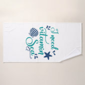 ik heb vitamine zee nodig badhanddoek (Badhanddoek)