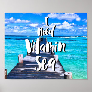 Ik heb vitamine-Zee nodig Poster