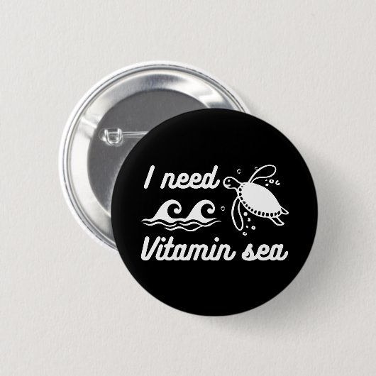 Ik heb vitamine-Zee nodig Ronde Button 5,7 Cm (Voorkant /achterkant)