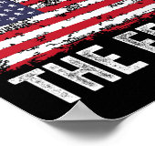 Ik heb voor de Felon gestemd; grappige Republikein Poster (Hoek)