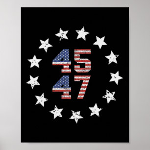 Ik heb voor de outlaw en de Hillbilly Trump gestem Poster