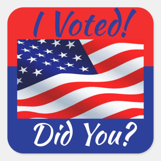 Ik heb voor de Sticker gestemd (Voorkant)