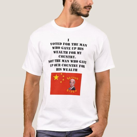 IK HEB VOOR HET MAN FLEECE BLANKET T-Shirt GESTEMD (Voorkant)