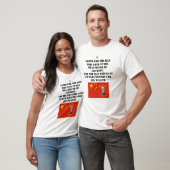 IK HEB VOOR HET MAN FLEECE BLANKET T-Shirt GESTEMD (Unisex)