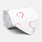 Ik heb voor je mijn hart gemaakt stropdas (Opgerold)