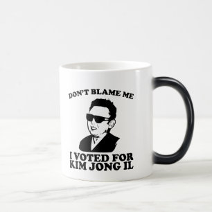 Ik heb voor Kim Jong Il Mok gestemd.
