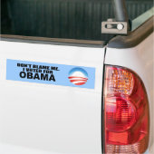 IK HEB VOOR OBAMA GESTEMD. BUMPERSTICKER (Op Truck)
