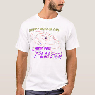 Ik heb voor Pluto gestemd. T-shirt