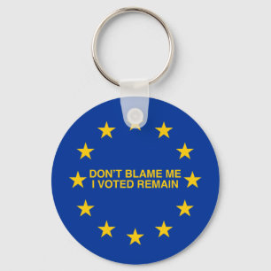 Ik heb voor Remain gestemd. Sleutelhanger