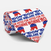 Ik heb voor Romney gestemd. Stropdas (Opgerold)