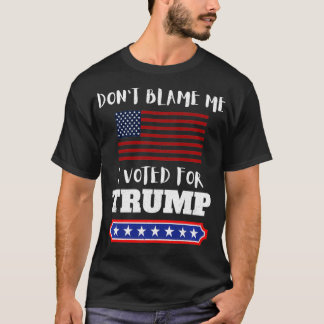 Ik heb voor Trump Funny Anti Biden gestemd. T-shirt