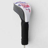 Ik heb voor Trump gestemd. Golfheadcover (Schuin)