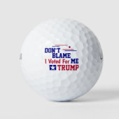 Ik heb voor Trump Golf Balls gestemd. Golfballen (Voorkant)
