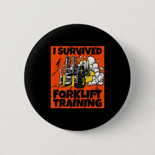 Ik heb vorkheftrucktraining overleefd, nieuwe vork ronde button 5,7 cm