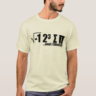 Ik heb wat pijn gedaan - ik heb 8 SUM PI en ik von T-shirt
