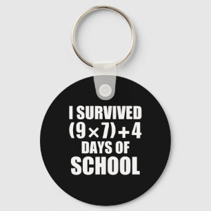Ik heb wiskundige vergelijking 67 dagen school ove sleutelhanger