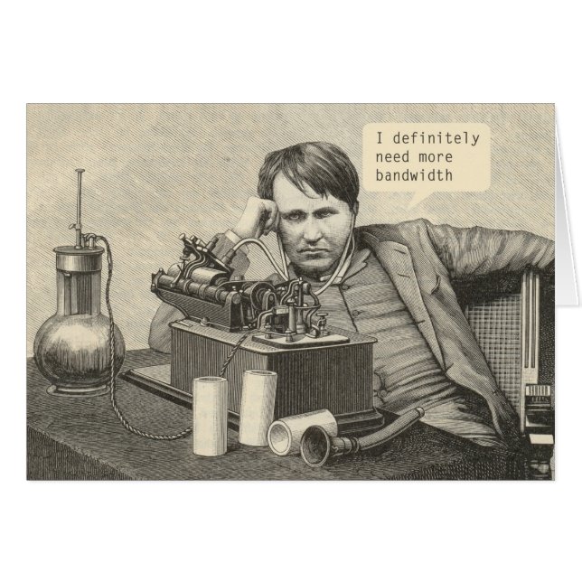 Ik heb zeker meer bandbreedte nodig (Voorkant Horizontaal)