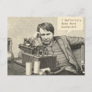 Ik heb zeker meer bandbreedte nodig briefkaart