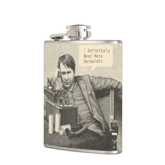 Ik heb zeker meer bandbreedte nodig heupfles (Links)