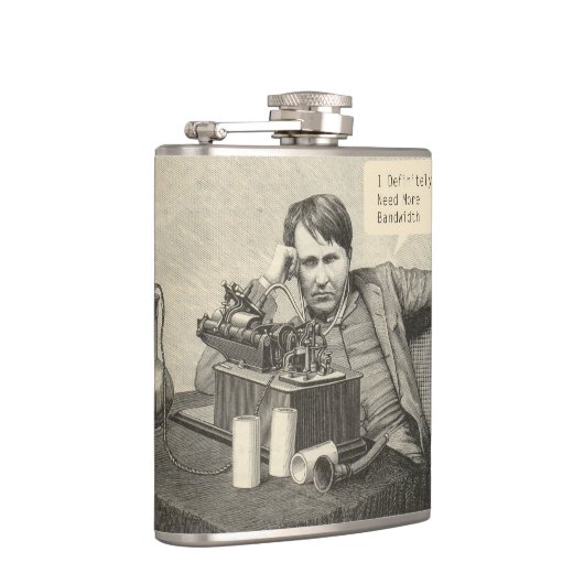 Ik heb zeker meer bandbreedte nodig heupfles (Rechts)