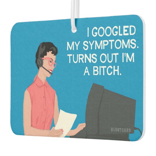 Ik heb zelf gezocht! - Grappig Luchtverfrisser (Links)