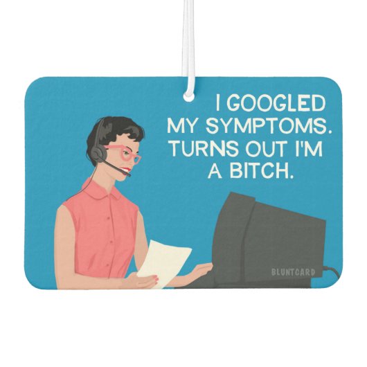 Ik heb zelf gezocht! - Grappig Luchtverfrisser (Voorkant)