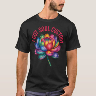 Ik Heb Ziel Voogdij Kleurrijke Lotus Bloem Yoga Mo T-shirt