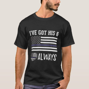 Ik heb zijn 6 altijd politieagent Pride Girlfri T-shirt