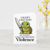 Ik heb zo geslapen dat ik vandaag voor geweld zal kaart (Gele Bloem)