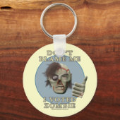 Ik heb Zombie gestemd. Sleutelhanger (Voorkant)