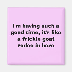 Ik heb zo'n goede tijd, het is als een fricki... magneet