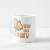ik heb zo'n hongerig grappige hippo koffie mok (Voorkant links)