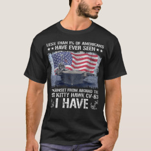 Ik heb zonsondergang gezien aan boord van Uss Kitt T-shirt