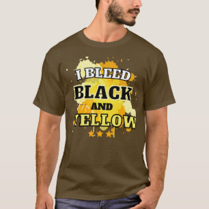 Ik heb zwart-gele pittsburgh football1 afgeblazen t-shirt