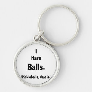 ik heb zwarte balletballen met zwarte tekst sleutelhanger