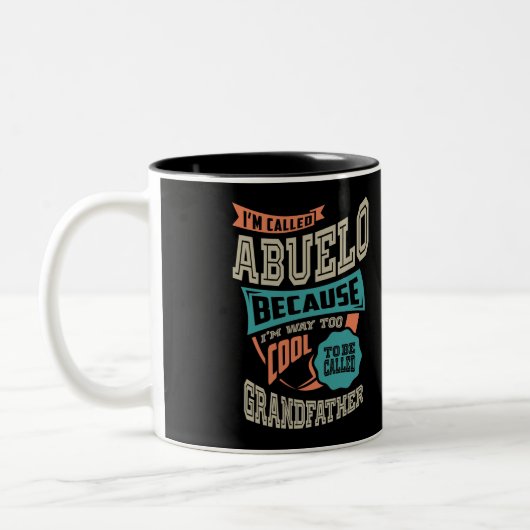 Ik heet Abuelo Tweekleurige Koffiemok (Links)