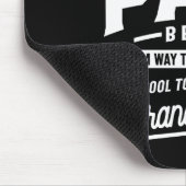 Ik heet Fathers Day T-shirt Grandpa Gift Muismat (Hoek)