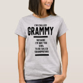 Ik heet Grammy, oma Gift. T-shirt (Voorkant)
