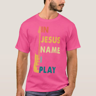 Ik heet Jezus, ik speel gitaar T-shirt