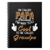 Ik heet Papa omdat ik veel te cool ben Notitieboek (Voorkant)