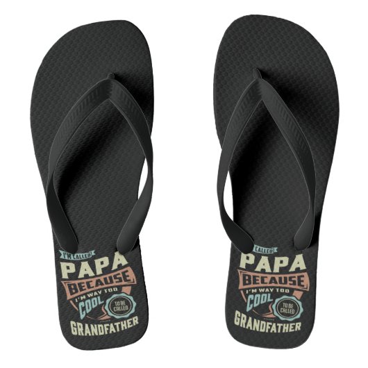 Ik heet Papa Teenslippers (Voetbed)