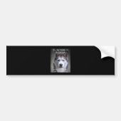 Ik heet Stopthat Funny Hyper Siberian Bumpersticker (Voorkant)
