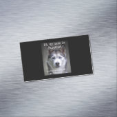 Ik heet Stopthat Funny Hyper Siberian Magnetisch Visitekaartje (Voorbeeld)