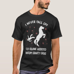 Ik Herfst nooit af... ik doe mee aan Equine Assist T-shirt
