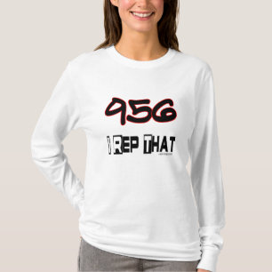 Ik herhaal die 956-gebiedscode t-shirt