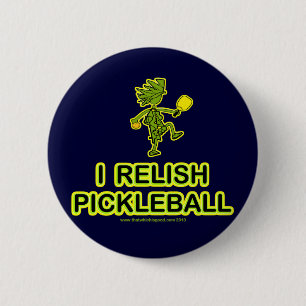 Ik herhaal Pickleball-Shirten en cadeautjes Ronde Button 5,7 Cm