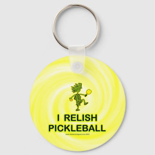 Ik herhaal Pickleball-Shirten en cadeautjes Sleutelhanger
