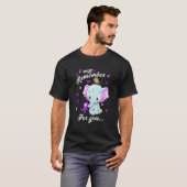 Ik herinner me dat je Alzheimer Elephant Cu beëind T-shirt (Voorkant volledig)