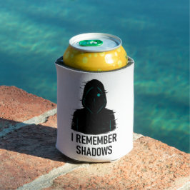 Ik herinner me Shadows - Glitched Hooded Figure De Blikjeskoeler