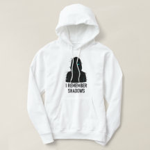 Ik herinner me Shadows - Glitched Hooded Figure De